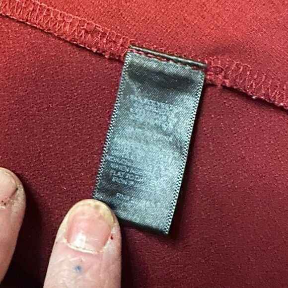 EXPRESS Women’s Merlot Red Contrast Embroidered Trim Halter Maxi Dress Size XS - Picture 7 of 9